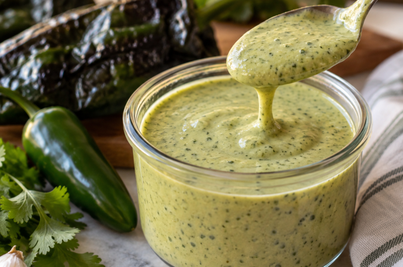 Creamy Roasted Poblano Sauce